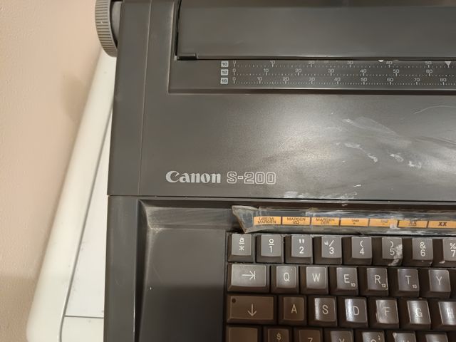 Máquina escribir Canon S-200