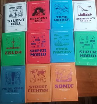 Libros Videojuegos Legendarios RBA más láminas 