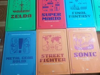 Libros Videojuegos Legendarios RBA más láminas 