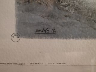 Riproduzione dipinto Destefis A.