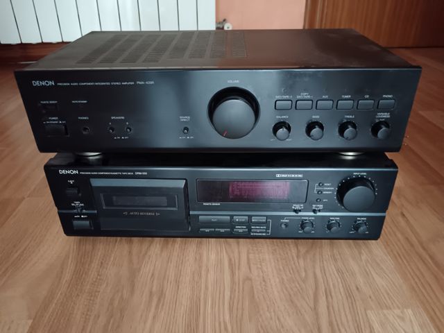 Denon PMA-420R y DRA-420R: Amplificador y pletina.