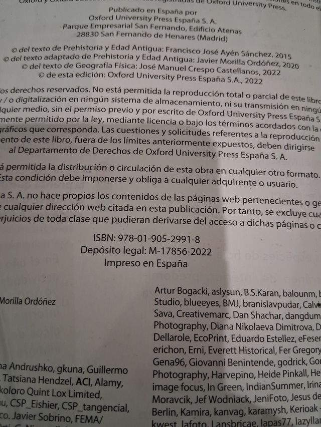 Libros texto 1 eso Santa Maria de alarcos