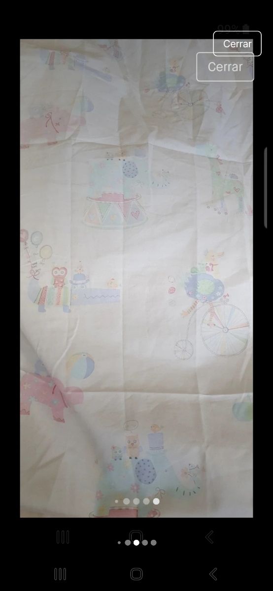 Cortina infantil circo multicolor