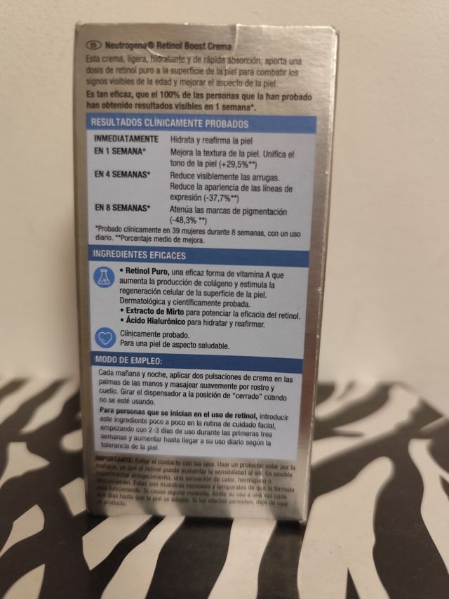 Neutrogena crema Retinol Boost Anti-Edad