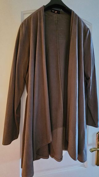 Chaqueta marrón antelina XL