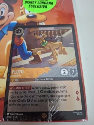 Topolino nr 3628 speciale Lorcana card game Pluto