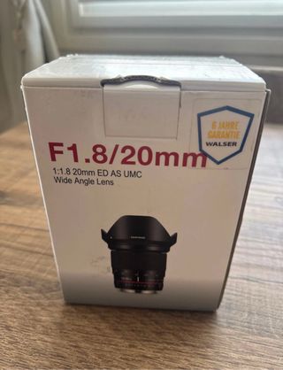 Samyang 20mm f/1.8 Ottica