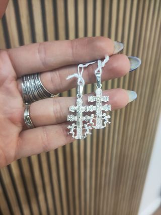 Cruz de Caravaca plata 925