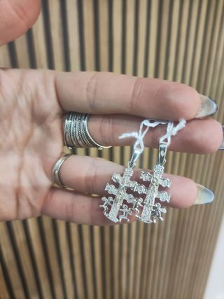Cruz de Caravaca plata 925