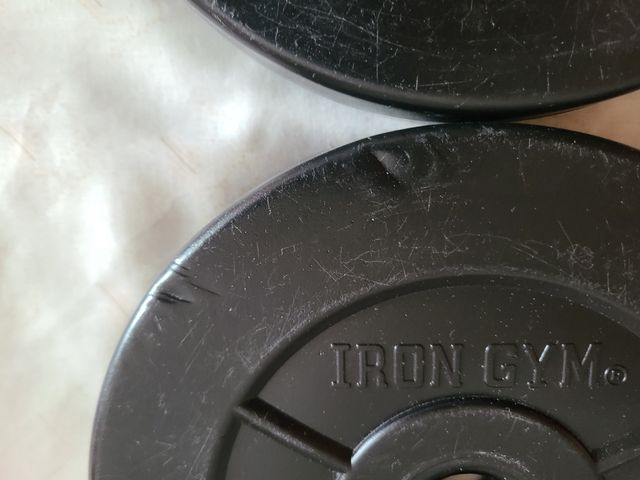 Discos peso mancuernas - 4 x 2'5 kg + 4 x 1'25 kg