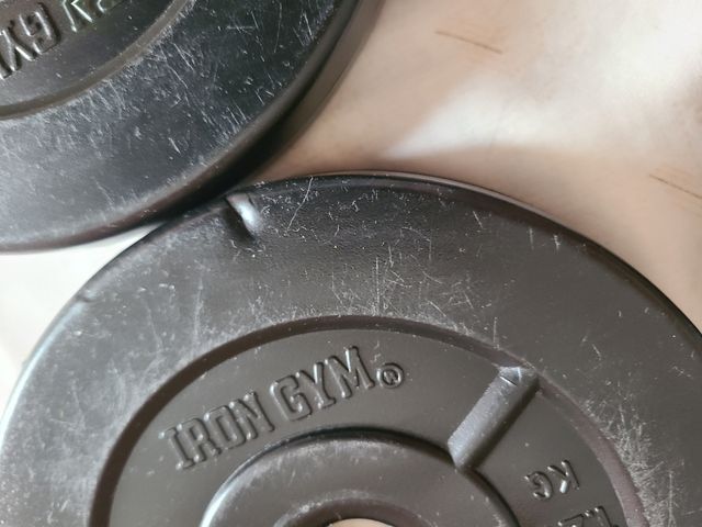 Discos peso mancuernas - 4 x 2'5 kg + 4 x 1'25 kg