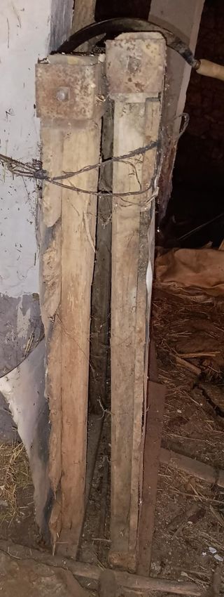 Puerta madera maciza vintage