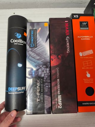 Alfombrillas Gaming: DeepSurf, Mars Gaming, Netway
