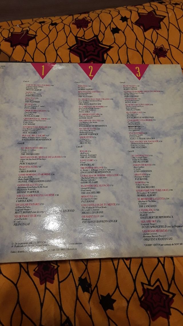 3x Vinilo 50 Baladas Inolvidables