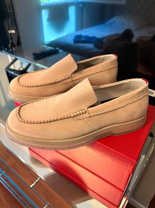 HUGO BOSS Mocasínes de Ante, Talla 46, NUEVOS