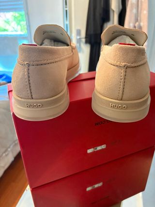 HUGO BOSS Mocasínes de Ante, Talla 46, NUEVOS