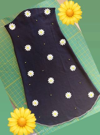 Abito fatto a mano ricamato