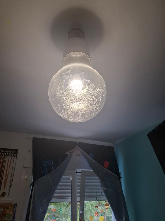 Lámpara bombilla gigante vintage