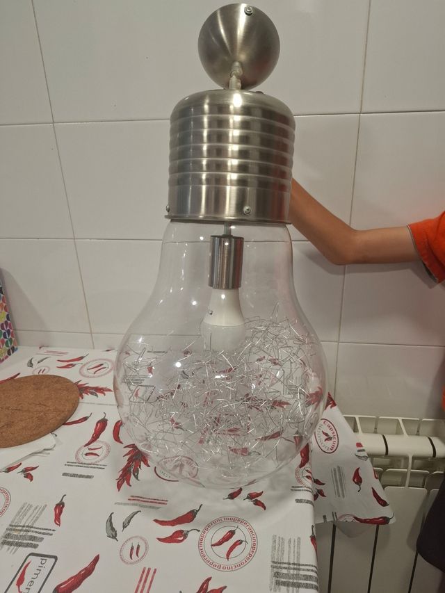 Lámpara bombilla gigante vintage