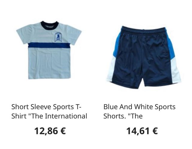 British school estepona uniform used girl