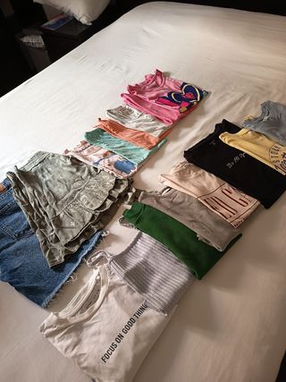 Lote ropa niña multicolor