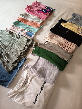 Lote ropa niña multicolor