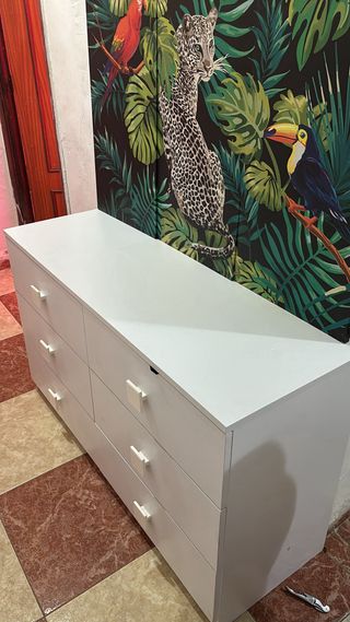 Mesa centro elevable blanca