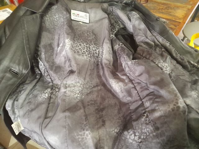 Giacca vera pelle taglia 48 ita