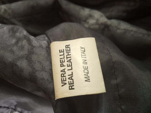 Giacca vera pelle taglia 48 ita