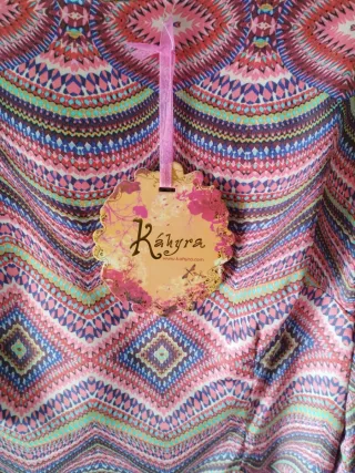 Vestido fiesta multicolor