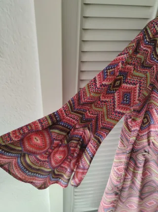 Vestido fiesta multicolor