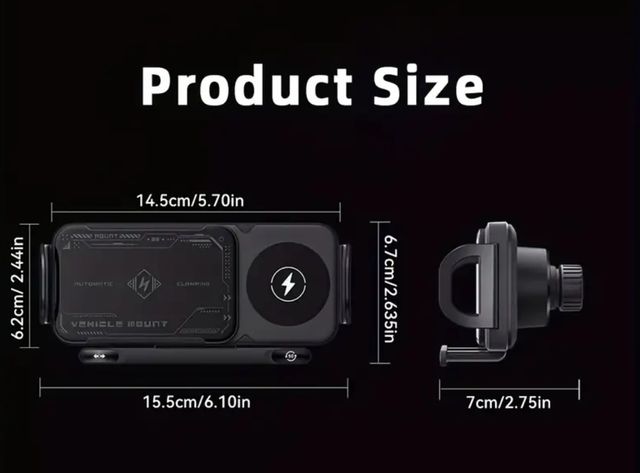 Soporte móvil coche 15W