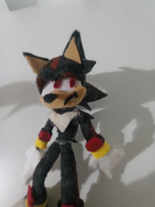 Shadow the Hedgehog articulated plush DIY