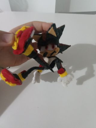 Shadow the Hedgehog articulated plush DIY