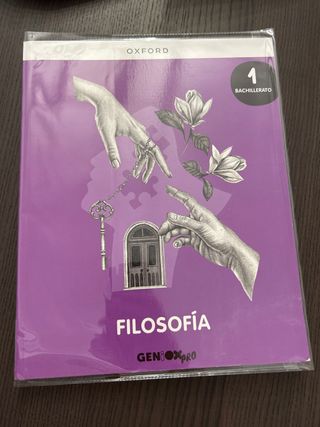 Filosofía 1º Bachillerato. Geniox pro. Oxford.