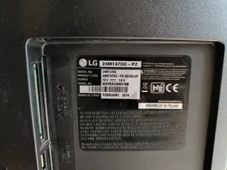 TV LG 24" - Mando a distancia