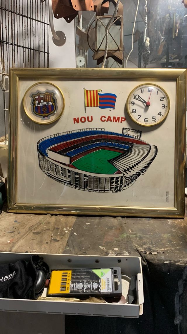 Orologio FC Barcelona Quadro + salvadanaio