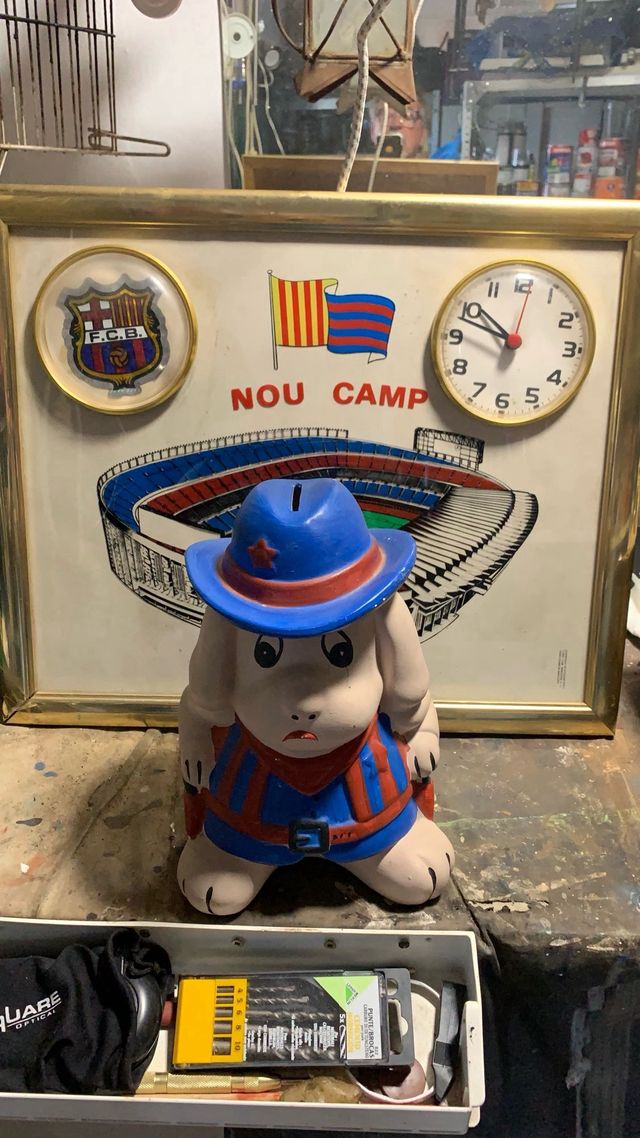 Orologio FC Barcelona Quadro + salvadanaio