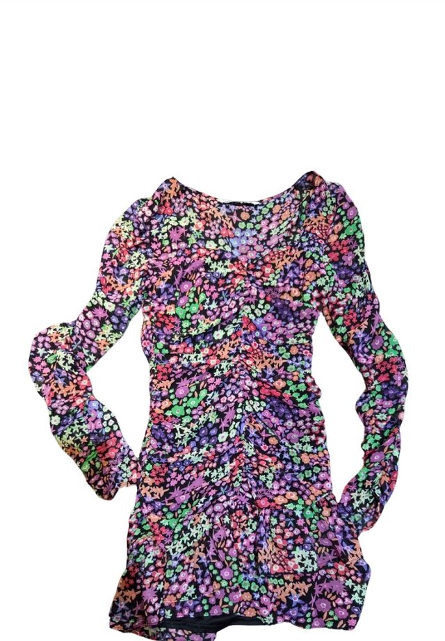 Vestido Zara multicolor XS