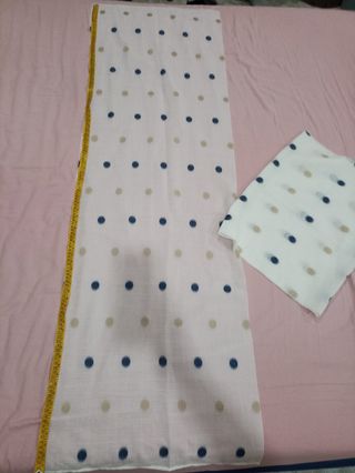 Tessuto a pois: 2 pezzi