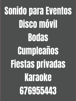 Discomovil Años 70, 80,90 luces y  8.000 W. Sonido