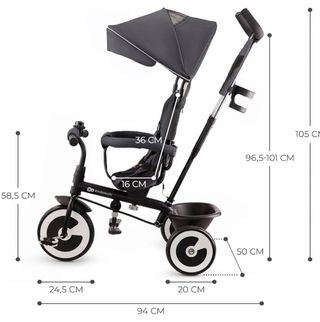 Triciclo Kinderkraft Aston azul