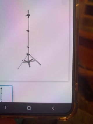 Trípode maniquí aluminio. Nuevo