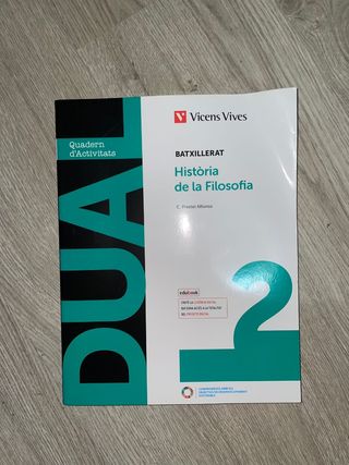 HISTORIA DE LA FILOSOFIA  Libro + cuaderno activid