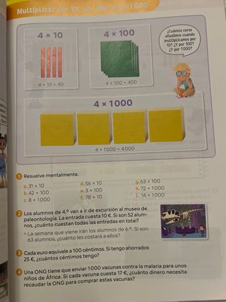 Matemáticas. 4 Primaria. Revuela