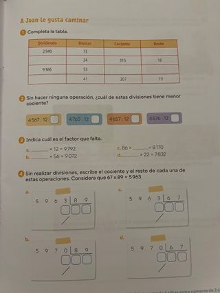 Matemáticas. 4 Primaria. Revuela