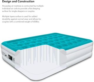 Materasso gonfiabile ad aria 190 x 100 x 46 cm