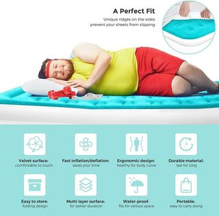 Materasso gonfiabile ad aria 190 x 100 x 46 cm