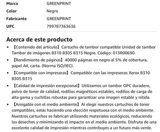 NUEVO!, Cartucho Tambor B310 B305 B315
