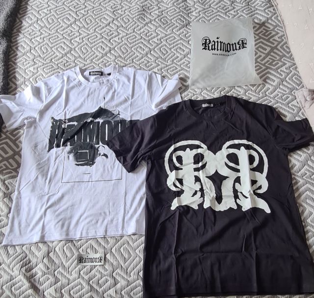 2 Camisetas Raimour - Blanca y Negra